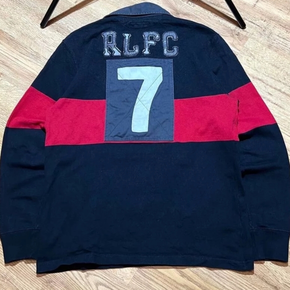🔥Vtg Rugby Ralph Lauren Rugby Polo - Picture 2 of 5